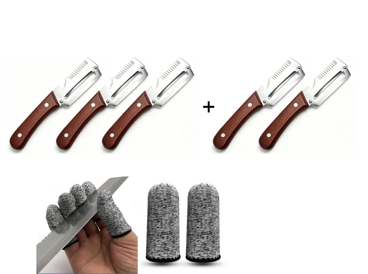 3-in-1 Scallion Shredder & Peeler