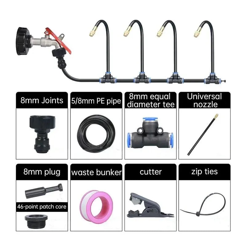 360° Curved Garden Automatic Irrigation System