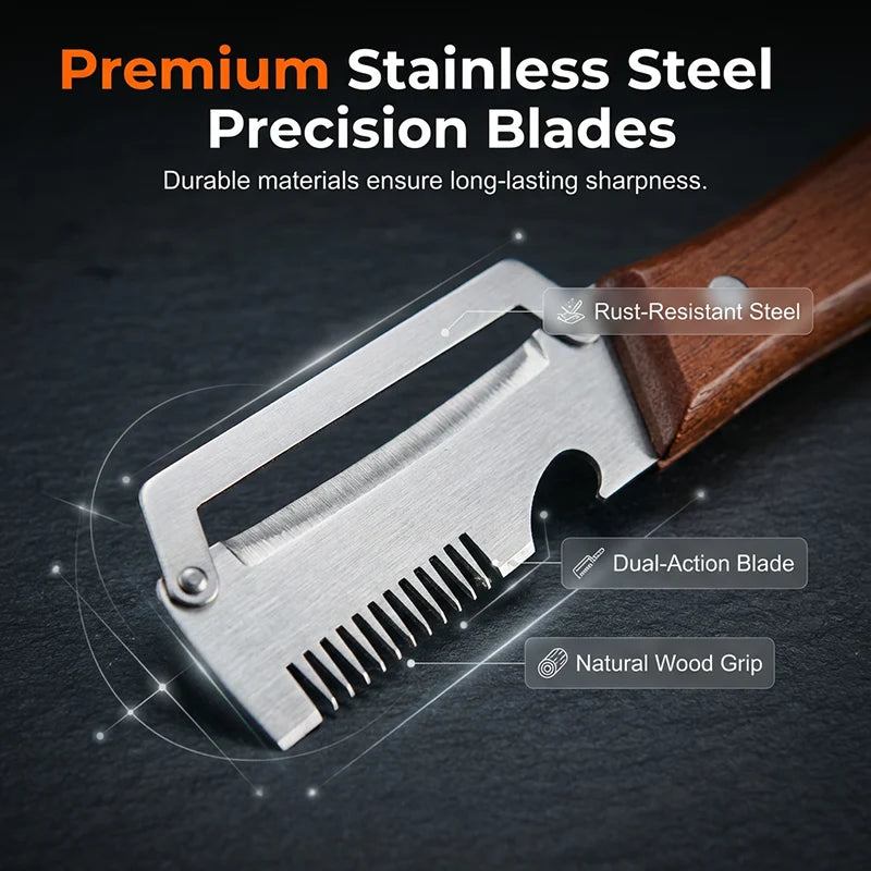 3-in-1 Scallion Shredder & Peeler