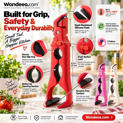 3-in-1 Silicone Bowl and Plate Clamp