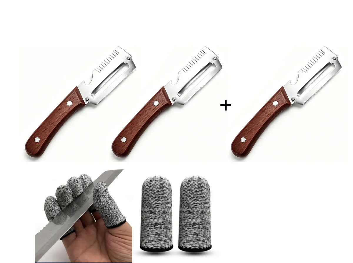 3-in-1 Scallion Shredder & Peeler