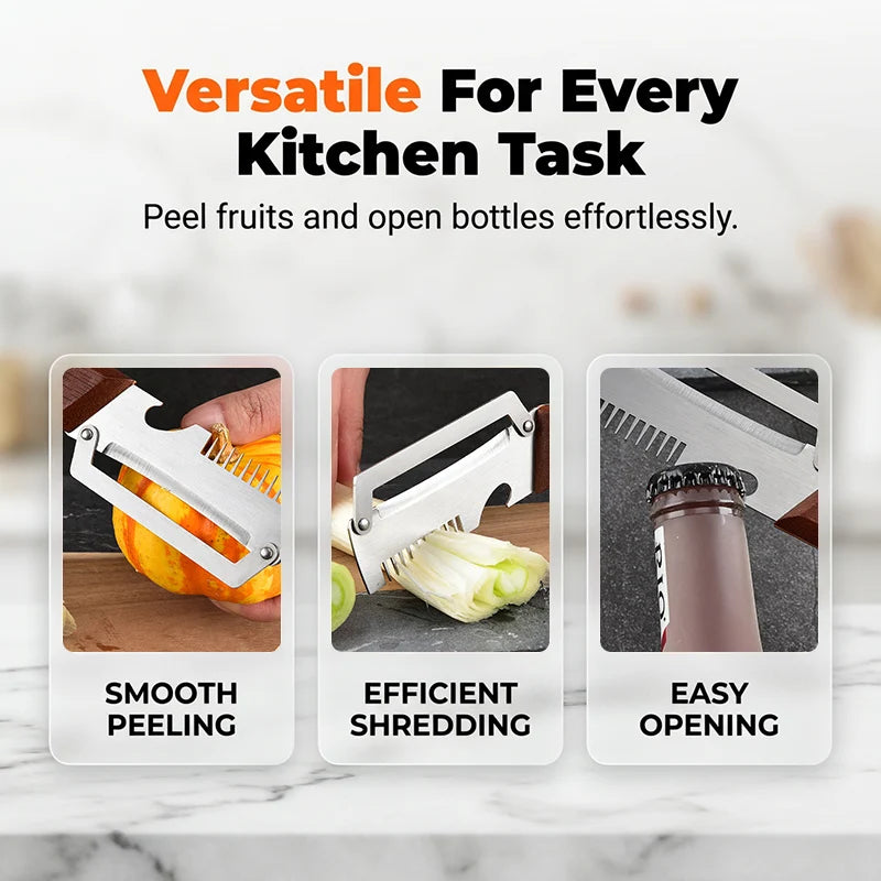 3-in-1 Scallion Shredder & Peeler