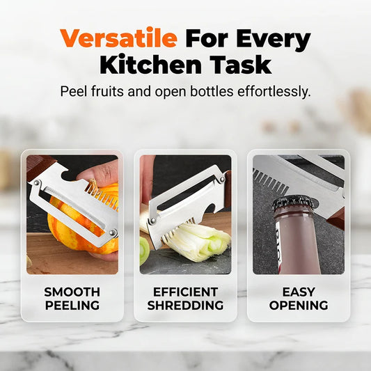 3-in-1 Scallion Shredder & Peeler