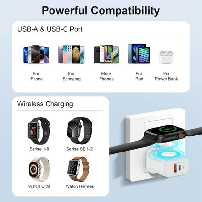 3-in-1 Apple Watch Wall Charger